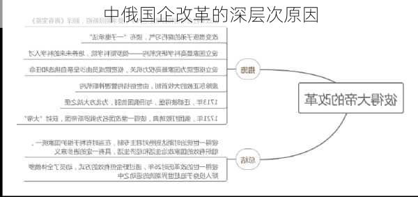 中俄国企改革的深层次原因