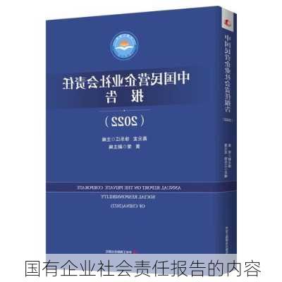 国有企业社会责任报告的内容