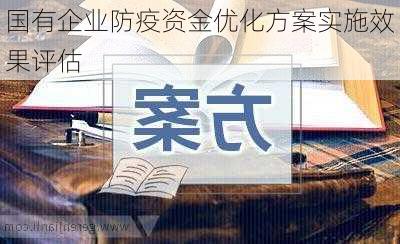 国有企业防疫资金优化方案实施效果评估