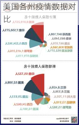 美国各州疫情数据对比