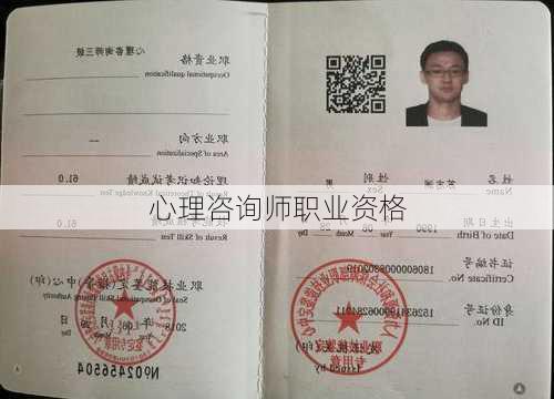 心理咨询师职业资格