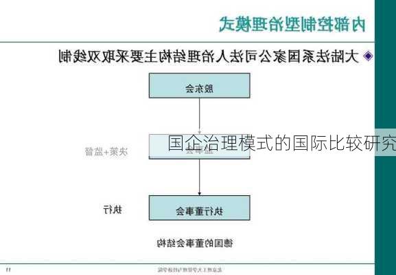 国企治理模式的国际比较研究