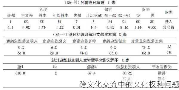 跨文化交流中的文化权利问题