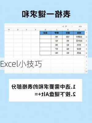 Excel小技巧