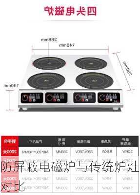 防屏蔽电磁炉与传统炉灶对比