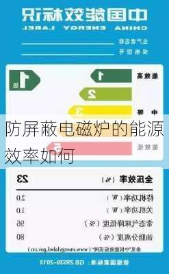 防屏蔽电磁炉的能源效率如何