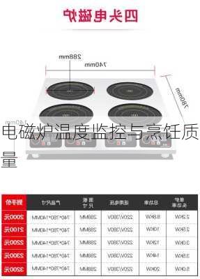 电磁炉温度监控与烹饪质量