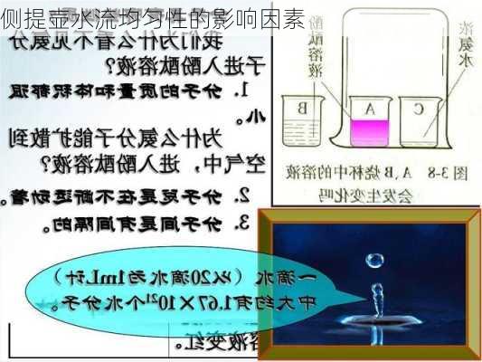 侧提壶水流均匀性的影响因素