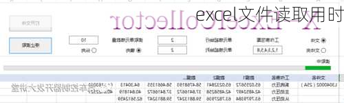 excel文件读取用时
