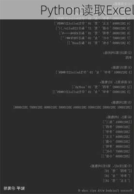 Python读取Excel