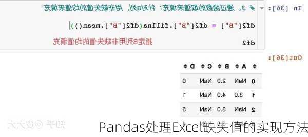 Pandas处理Excel缺失值的实现方法