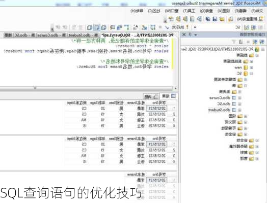 SQL查询语句的优化技巧