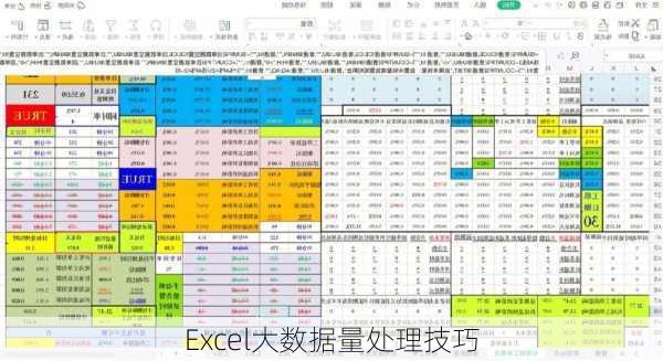 Excel大数据量处理技巧