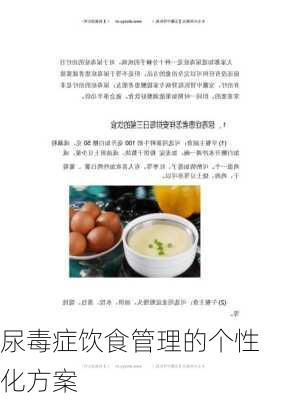 尿毒症饮食管理的个性化方案