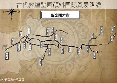 古代敦煌壁画颜料国际贸易路线