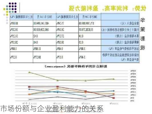 市场份额与企业盈利能力的关系