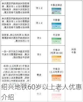 绍兴地铁60岁以上老人优惠介绍