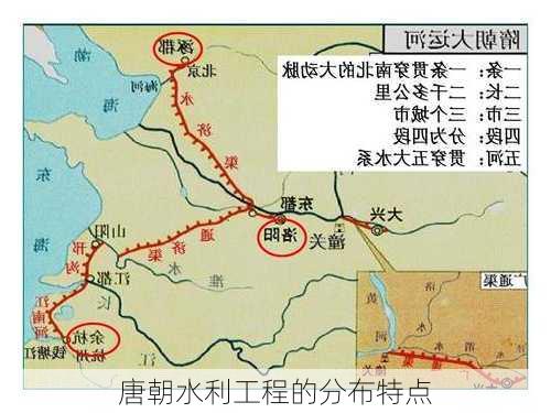 唐朝水利工程的分布特点