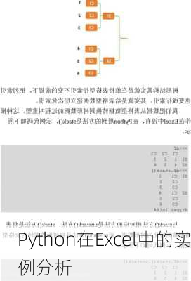 Python在Excel中的实例分析