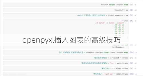 openpyxl插入图表的高级技巧