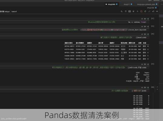 Pandas数据清洗案例