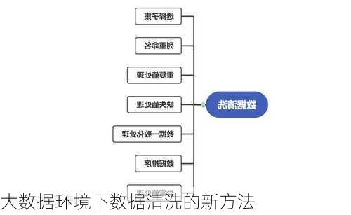 大数据环境下数据清洗的新方法