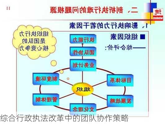 综合行政执法改革中的团队协作策略