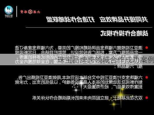 珠宝品牌跨领域合作成功案例