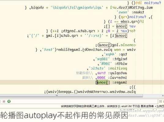 轮播图autoplay不起作用的常见原因