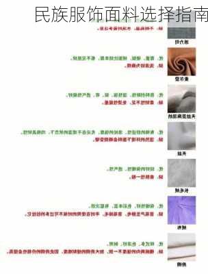民族服饰面料选择指南