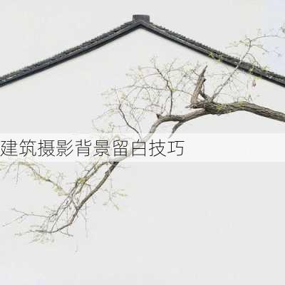 建筑摄影背景留白技巧