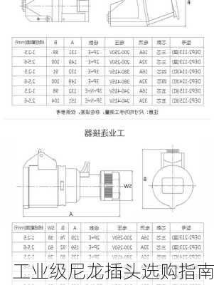 工业级尼龙插头选购指南