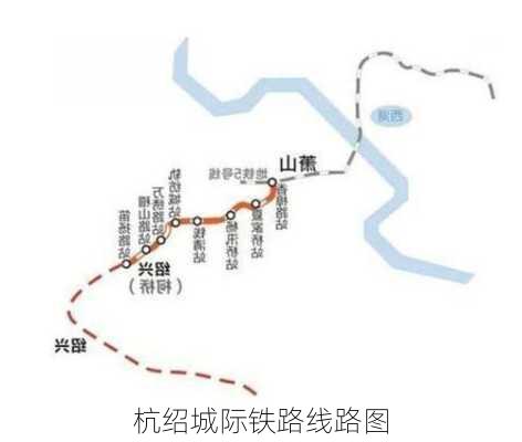 杭绍城际铁路线路图