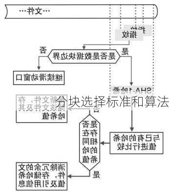 分块选择标准和算法