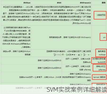 SVM实战案例详细解读