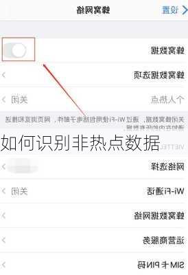 如何识别非热点数据