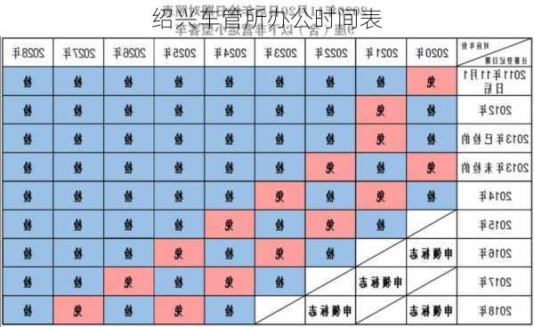 绍兴车管所办公时间表