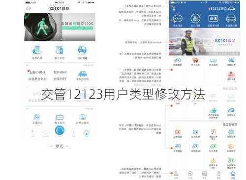 交管12123用户类型修改方法