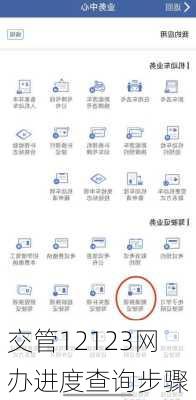 交管12123网办进度查询步骤