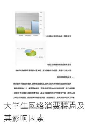 大学生网络消费特点及其影响因素