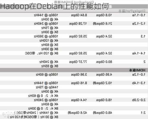 Hadoop在Debian上的性能如何