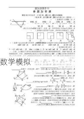 数学模拟