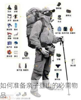 如何准备亲子登山的必需物品