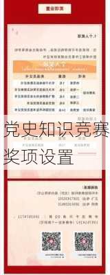 党史知识竞赛奖项设置