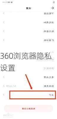 360浏览器隐私设置