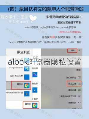 alook浏览器隐私设置