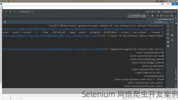 Selenium 网络爬虫开发案例