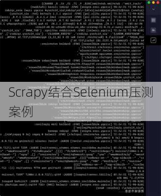 Scrapy结合Selenium压测案例