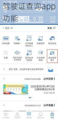 驾驶证查询app功能
