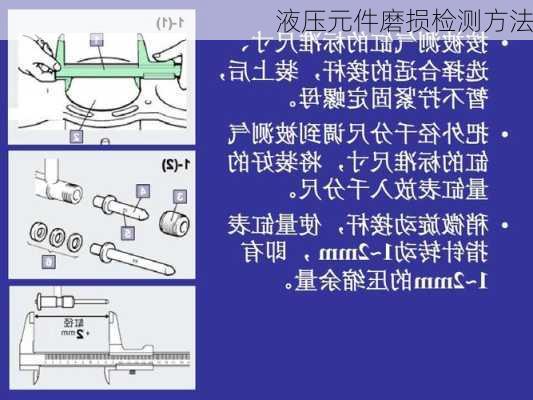 液压元件磨损检测方法